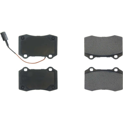 Centric Parts Disc Brake Pad Set Premium Semi-Metallic with Shims for Maserati Ghibli 2014-2019 Quattroporte 2014-2017 300.10532