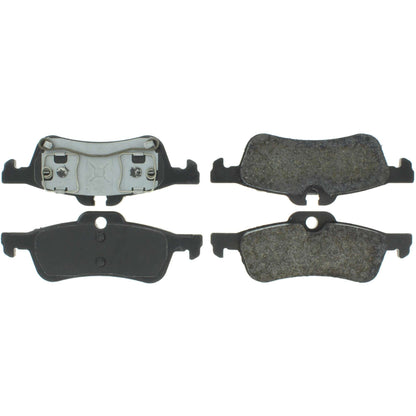 Centric Parts Premium Semi-Metallic Brake Pads with Shims and Hardware for 2002-2008 Mini Cooper 300.10600