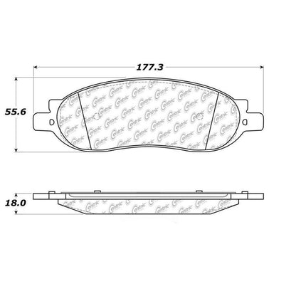 Centric Parts Disc Brake Pad Set 300.10680