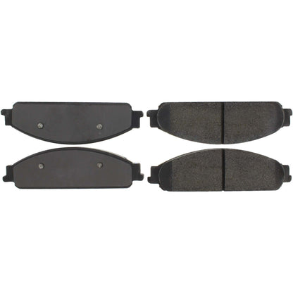 Centric Parts Disc Brake Pad Set Premium Semi-Metallic with Shims for 2005-2009 Ford Five Hundred Freestyle Taurus Taurus X Mercury Montego Sable 300.10700