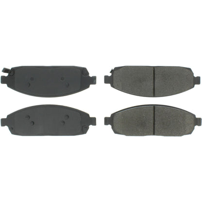 Centric Parts Disc Brake Pad Set Premium Ceramic with High Performance Shims 300.10800