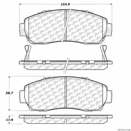 Centric Parts Disc Brake Pad Set 300.10890