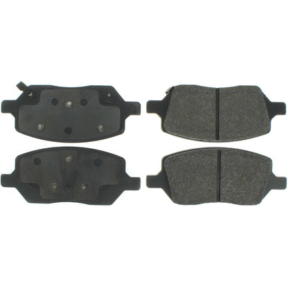 Centric Parts Disc Brake Pad Set with High Performance Shims for Passenger Cars and Light Duty Trucks 300.10930