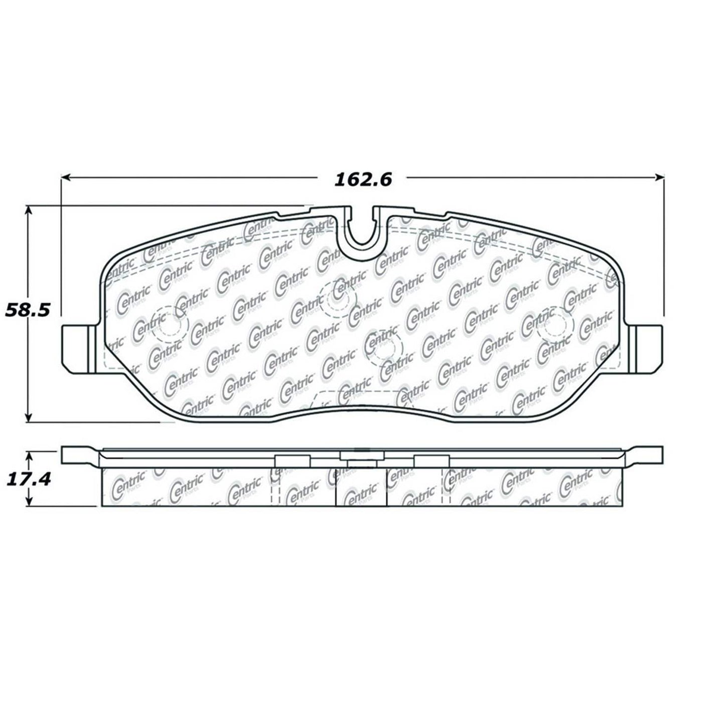 Stoptech Centric Centric Premium Brake Pads 300.10980