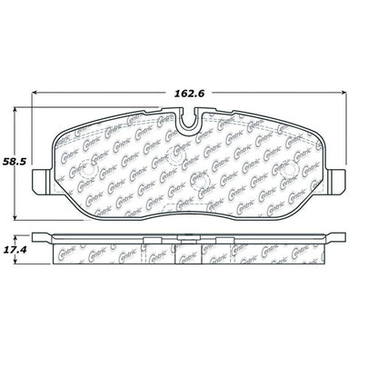 Stoptech Centric Centric Premium Brake Pads 300.10980