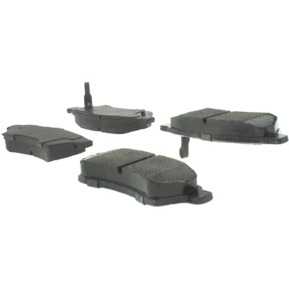 Centric Parts Disc Brake Pad Set Premium Semi-Metallic with Shims and Hardware for 2005-2019 Nissan Frontier, 2005-2015 Xterra, 2009-2012 Suzuki Equator 300.11000