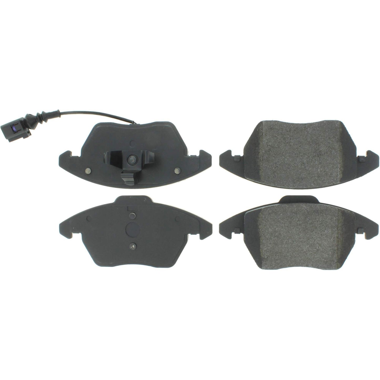 Centric Parts Disc Brake Pad Set Premium Semi-Metallic with Shims and Hardware for Audi A1 2018-2011, A3 2013-2005 and Seat Altea 2012-2010