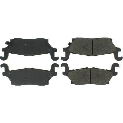 Centric Parts Disc Brake Pad Set with High Performance Shims for Passenger Cars and Light Duty Trucks 300.11200