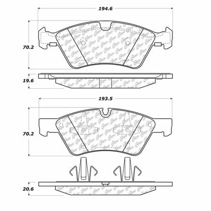 Stoptech Centric Centric Premium Brake Pads 300.11230