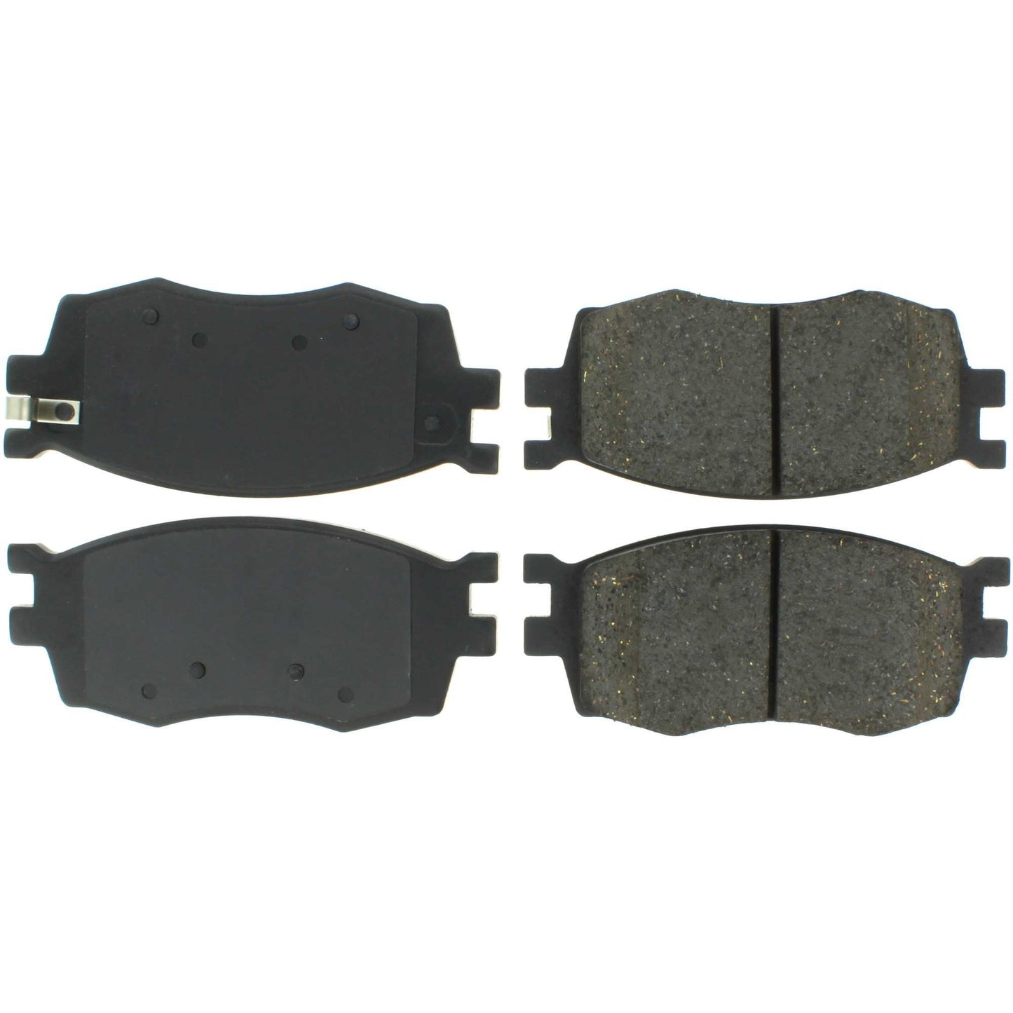 Centric Parts Disc Brake Pad Set Premium Semi-Metallic with Shims and Hardware for 2006-2012 Dodge Attitude, 2006-2011 Hyundai Accent, Kia Rio, Rio5 300.11560