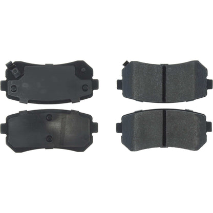 Centric Parts Disc Brake Pad Set Premium Semi-Metallic with Shims for 2006-2017 Hyundai Kia 300.11570