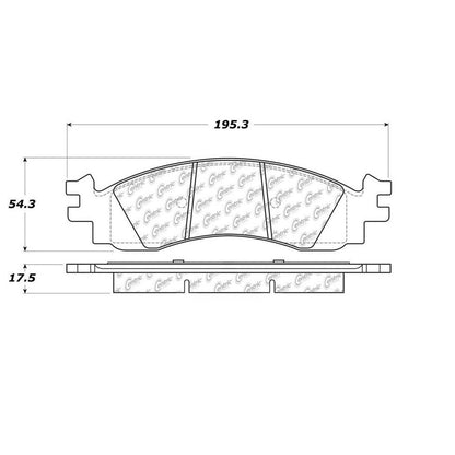 Stoptech Centric Centric Premium Brake Pads 300.11580