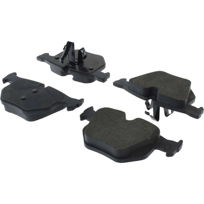 Stoptech Centric Premium Semi-Metallic Brake Pads w/Shims & Hardware - Rear 300.11700