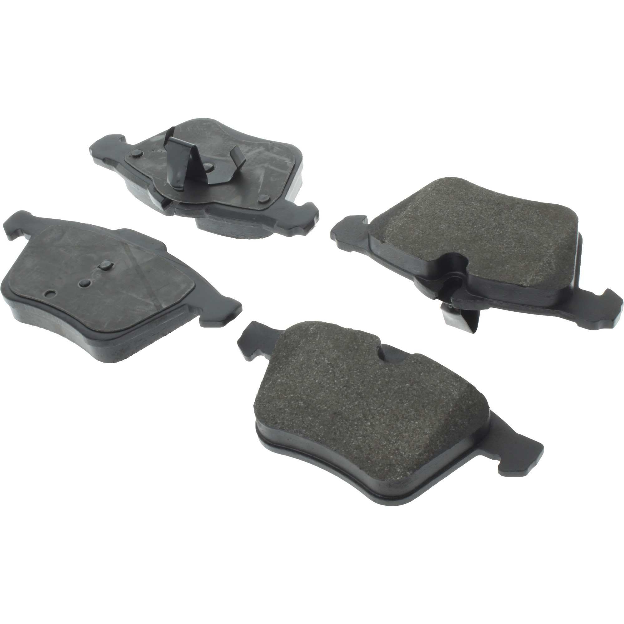 StopTech Premium Semi-Metallic Brake Pads with Shims and Hardware 300.12400