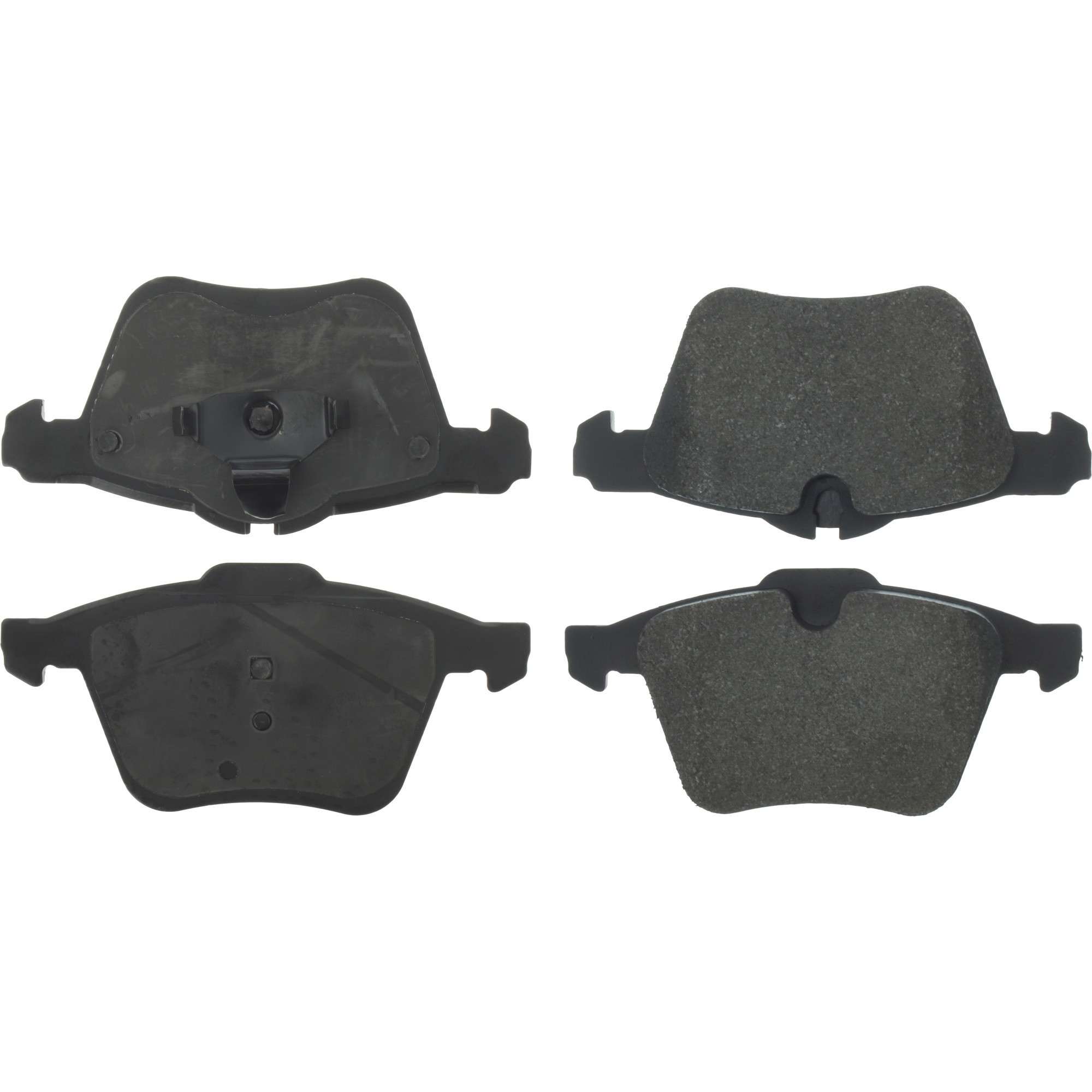 StopTech Premium Semi-Metallic Brake Pads with Shims and Hardware 300.12400