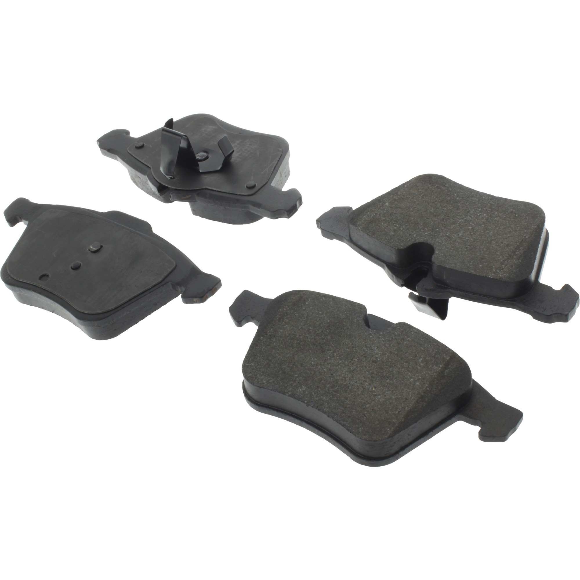 StopTech Premium Semi-Metallic Brake Pads with Shims and Hardware 300.12402