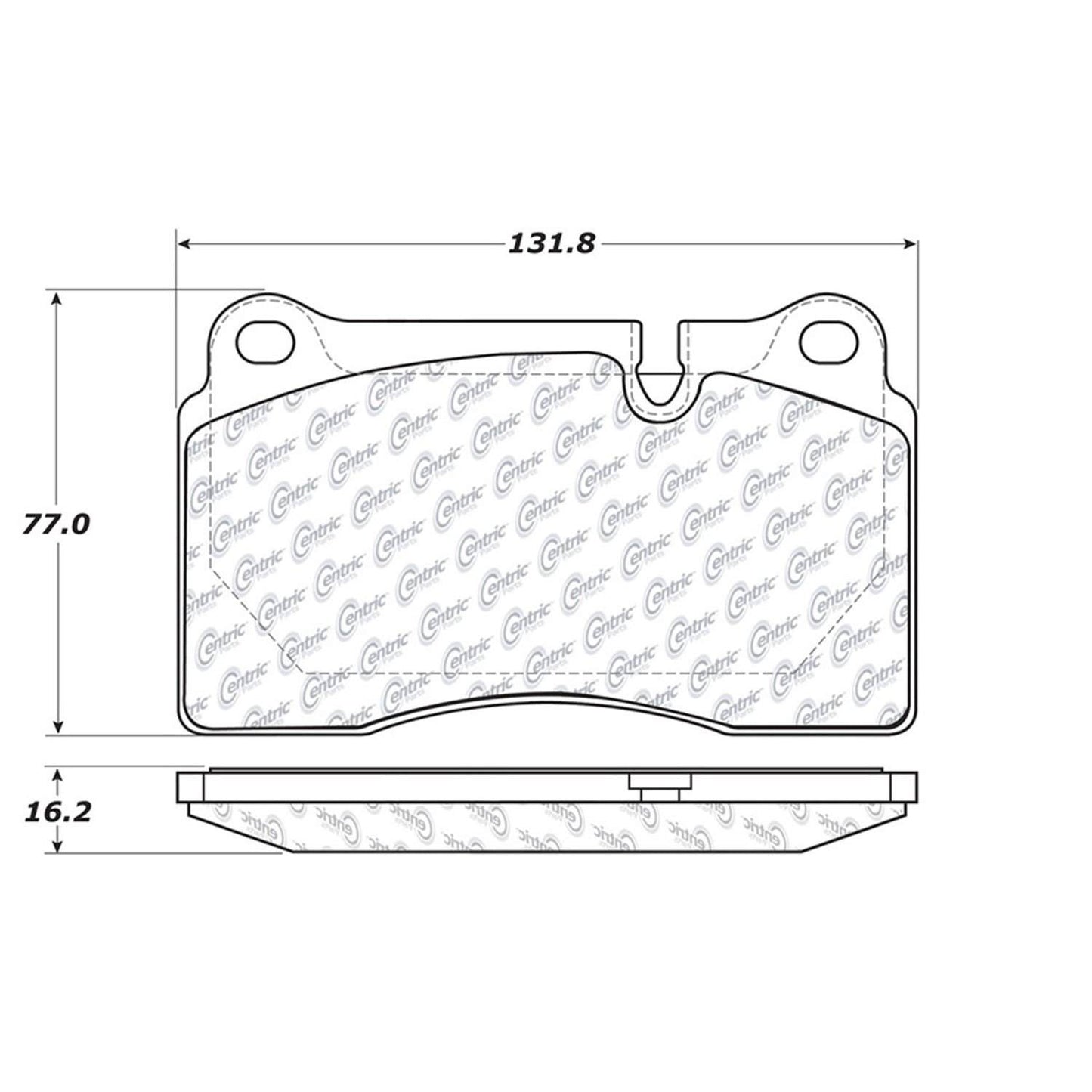 Stoptech Centric Centric Premium Brake Pads 300.12630