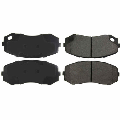 Centric Parts Disc Brake Pad Set Premium Semi-Metallic with Shims for 2010-2012 Freightliner FL360 300.12650