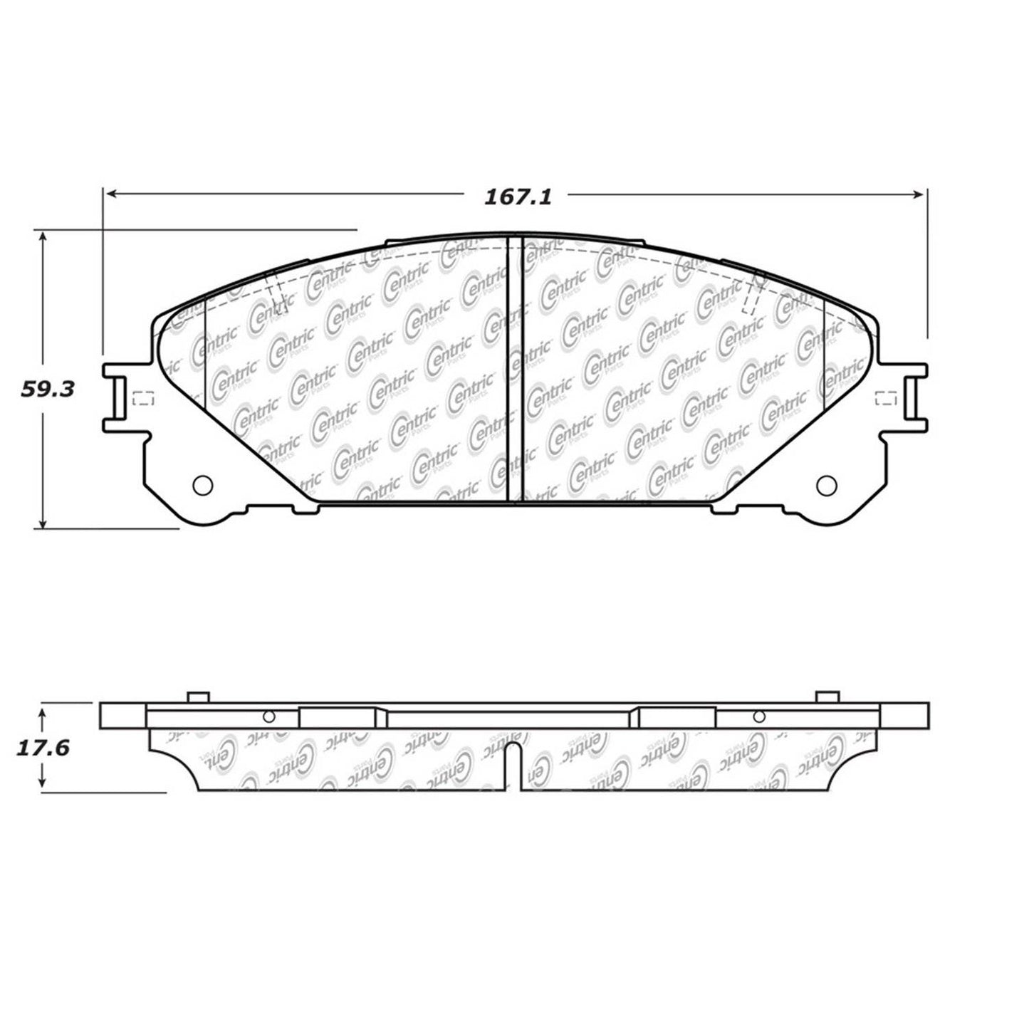 Centric Parts Disc Brake Pad Set 300.13240