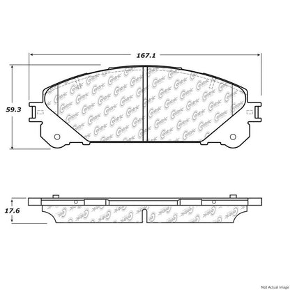 Centric Parts Disc Brake Pad Set 300.13240