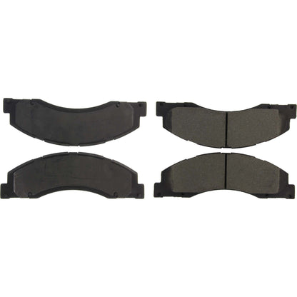 Centric Parts Disc Brake Pad Set Premium Semi-Metallic with Shims and Hardware for Ford E-150 2008-2014, E-250 2008-2014, E-350 2008-2023 300.13280
