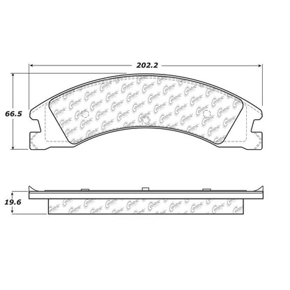 Stoptech Centric Centric Premium Brake Pads 300.13300