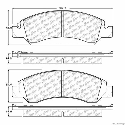 Centric Parts Disc Brake Pad Set 300.13630