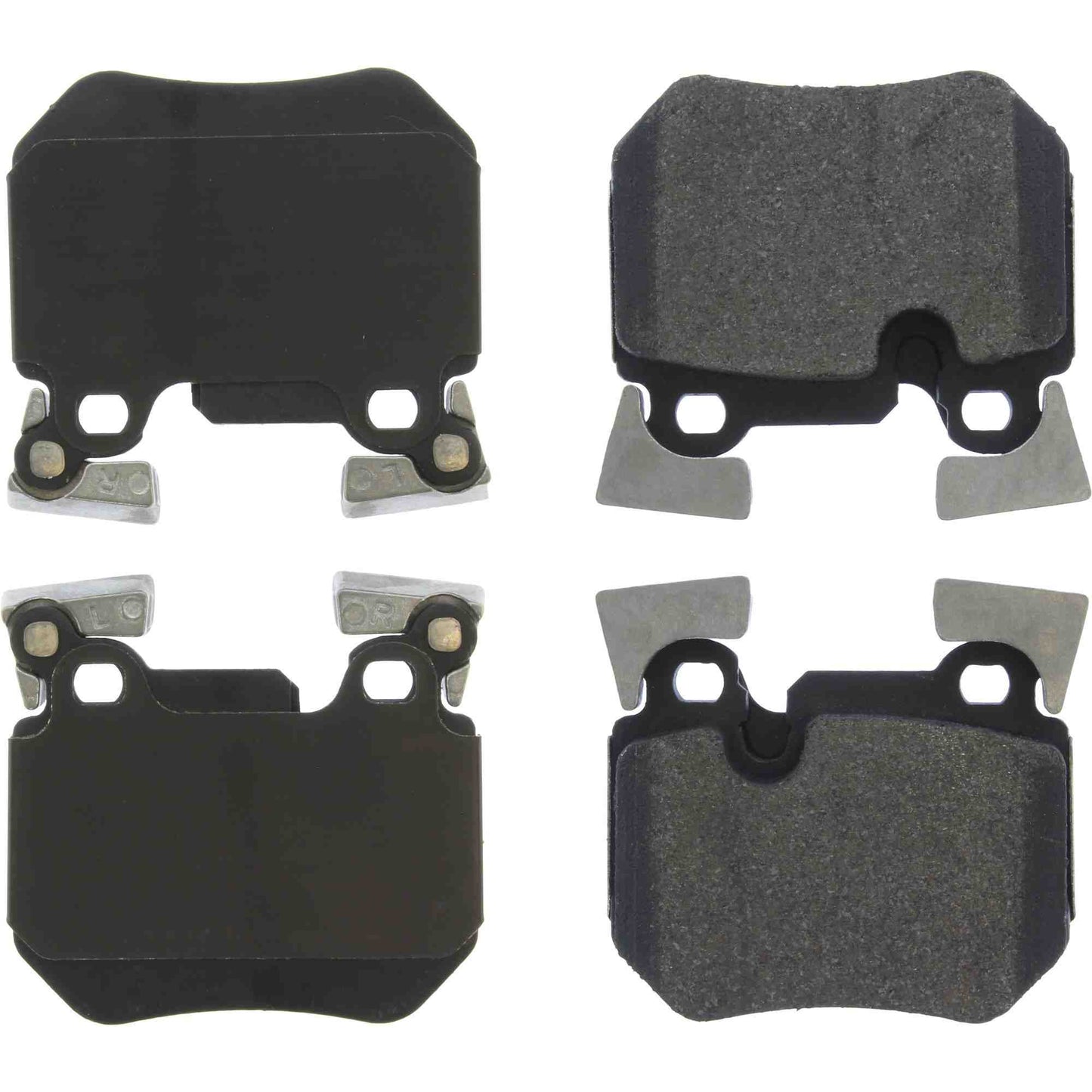 Stoptech Centric Premium Semi-Metallic Brake Pads w/Shims & Hardware - Rear 300.13720