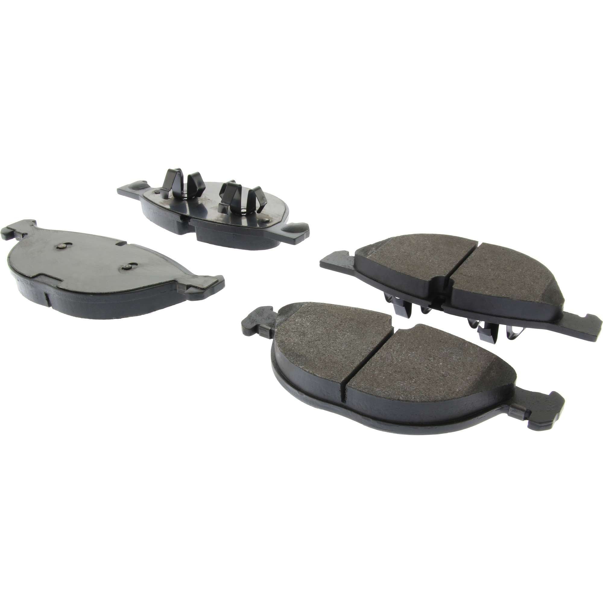 StopTech Premium Semi-Metallic Brake Pads with Shims and Hardware 300.13810