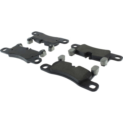 Stoptech Centric Premium Semi-Metallic Brake Pads w/Shims & Hardware - Rear 300.14530