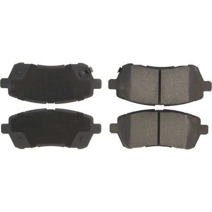 Centric Parts Premium Semi-Metallic Brake Pads with Shims and Hardware 300.14541