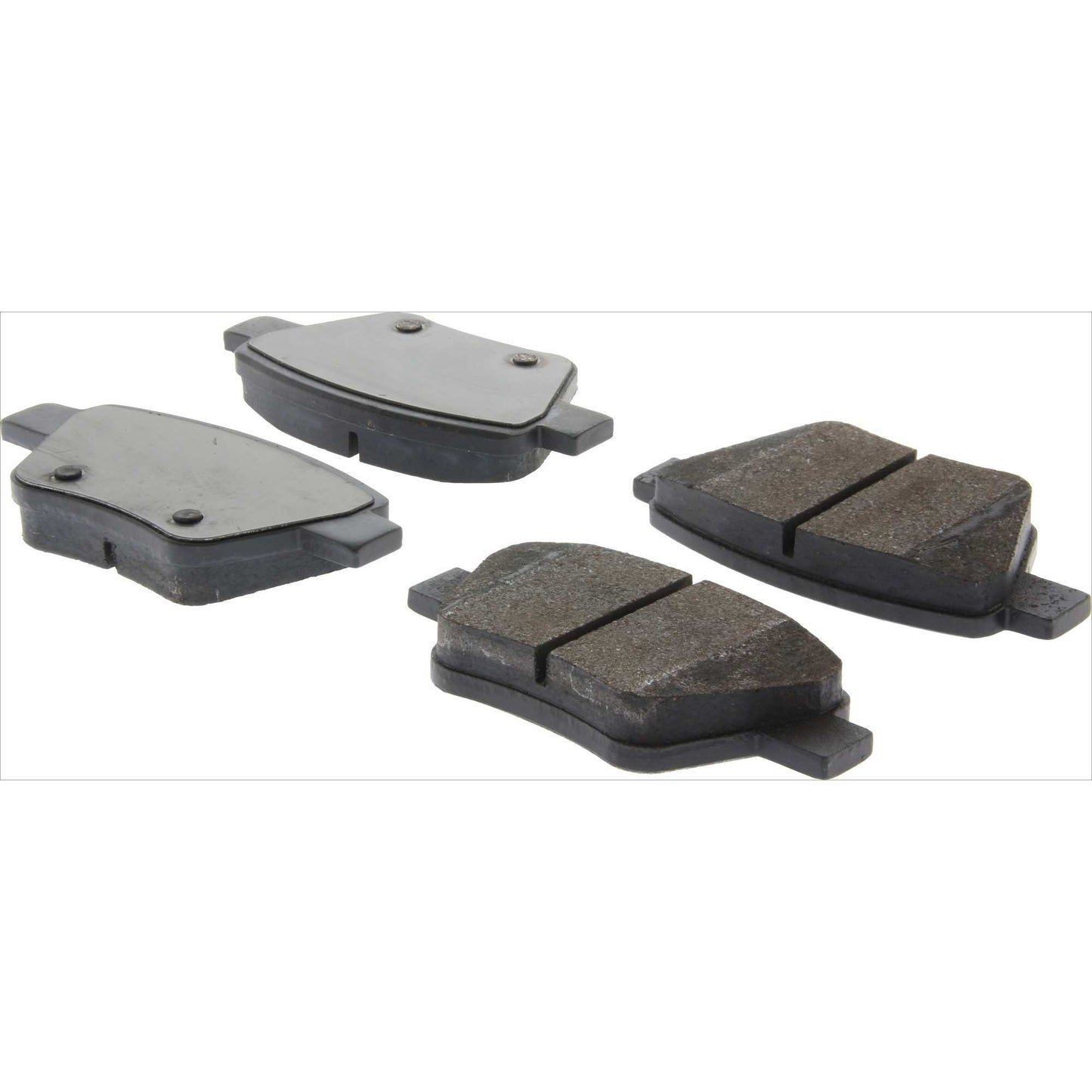 Stoptech Centric Premium Semi-Metallic Brake Pads w/Shims & Hardware - Rear 300.14560