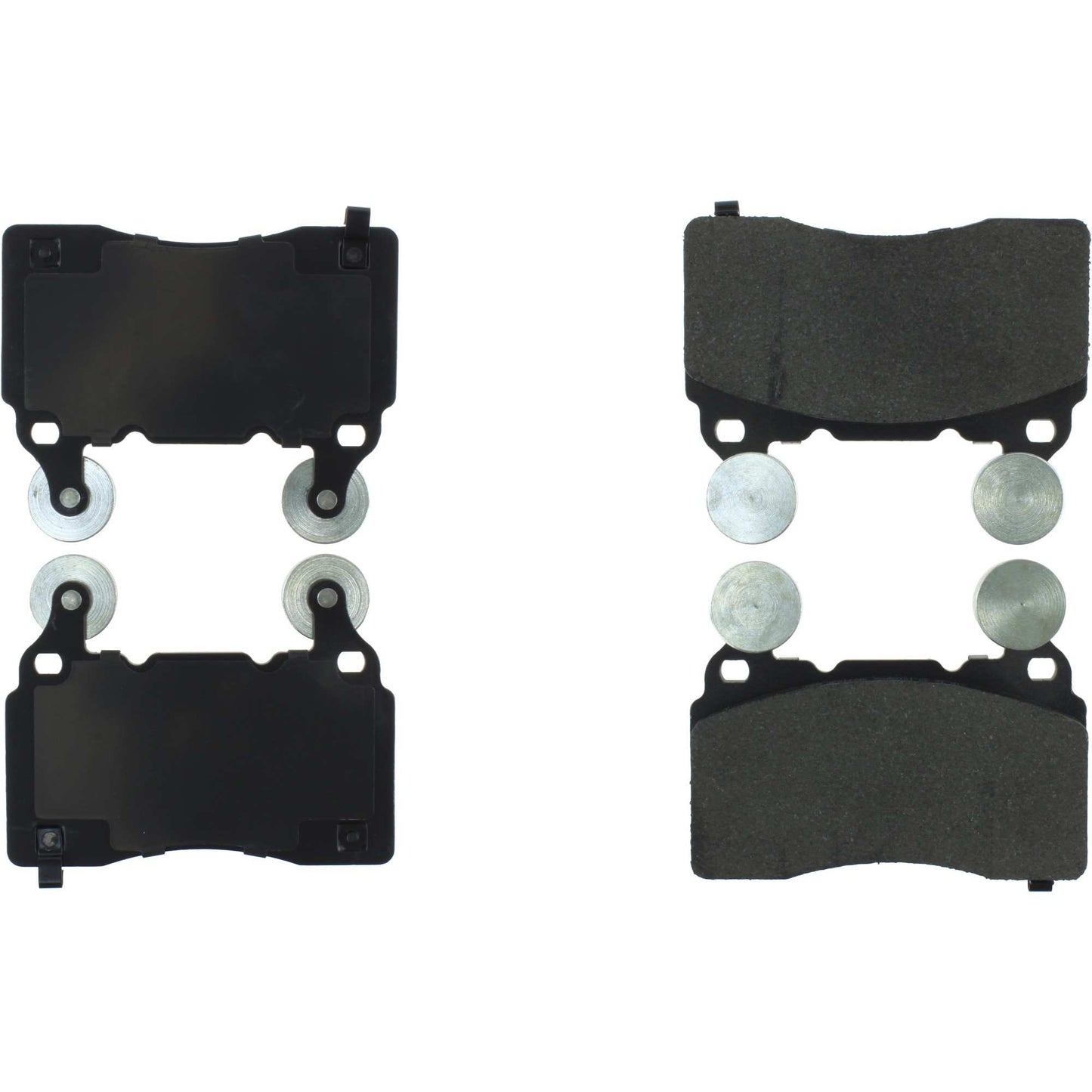 Centric Parts Premium Semi-Metallic Brake Pads with Shims and Hardware 300.14740