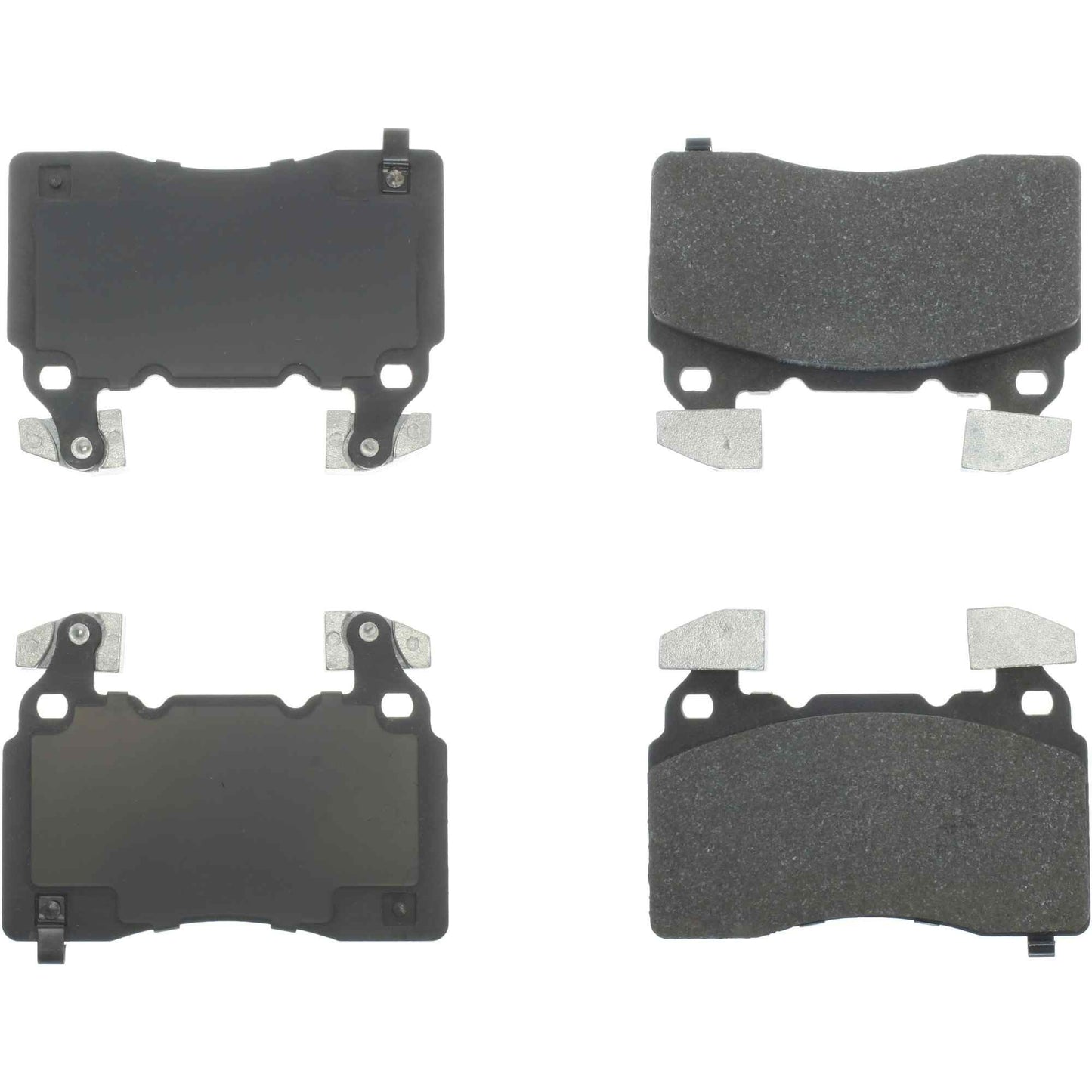 Centric Parts Premium Semi-Metallic Brake Pads with Shims and Hardware 300.14741