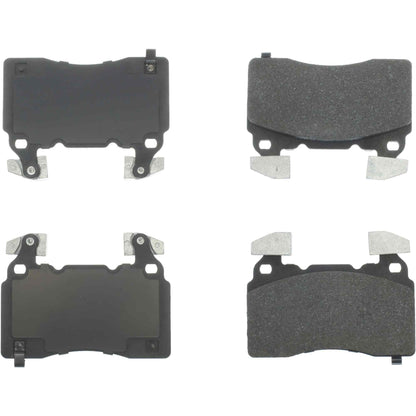 Centric Parts Premium Semi-Metallic Brake Pads with Shims and Hardware 300.14741