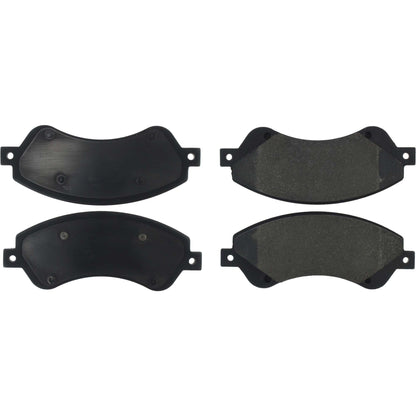 Centric Parts Disc Brake Pad Set Premium Semi-Metallic with Shims 300.15280