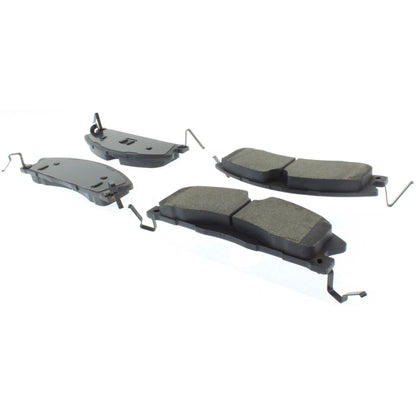 Centric Parts Disc Brake Pad Set Premium Semi-Metallic with Shims for 2013-2019 Ford Explorer Taurus Lincoln MKT 300.16111