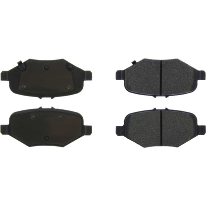 Stoptech Centric Premium Semi-Metallic Brake Pads w/Shims & Hardware - Rear 300.16120