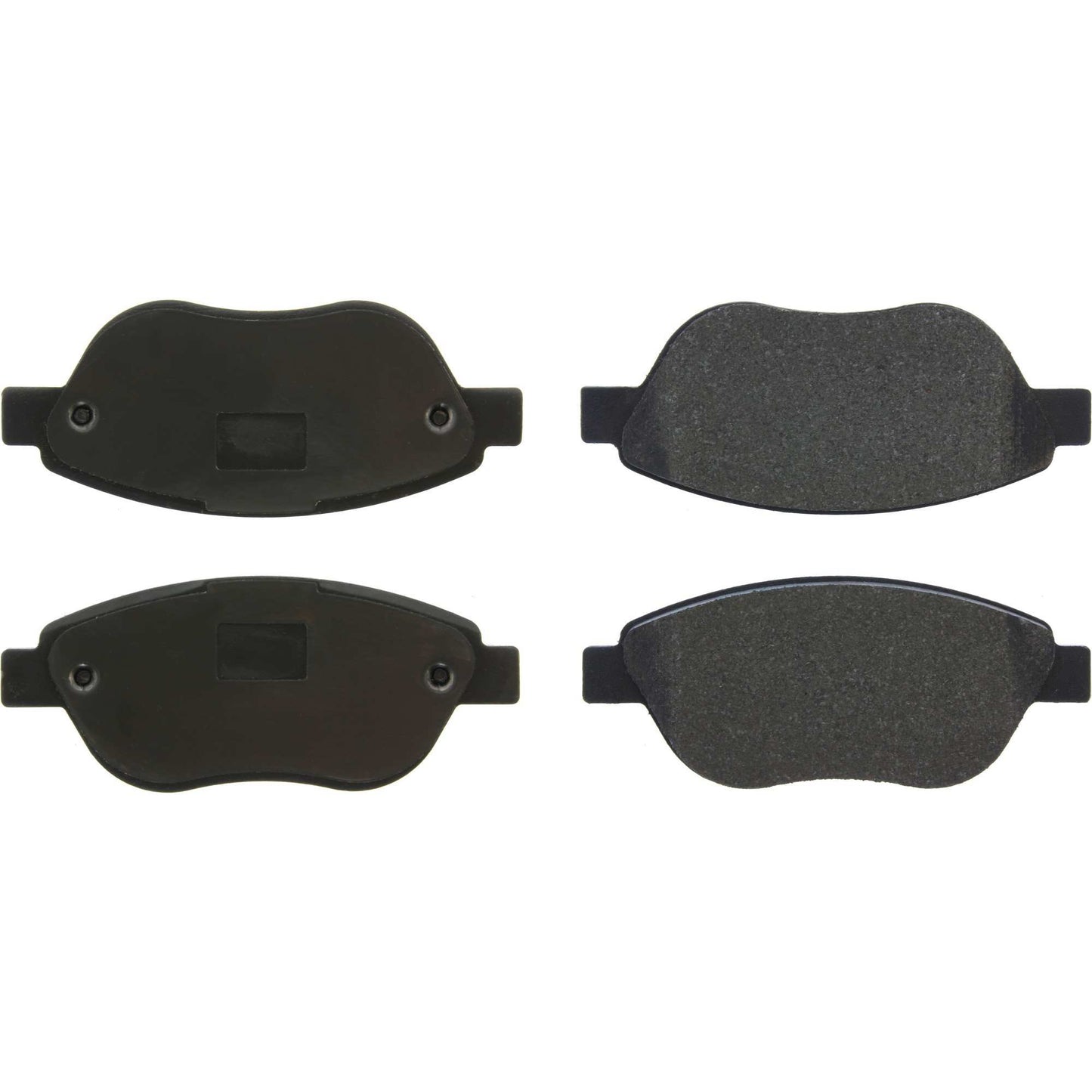 StopTech Premium Semi-Metallic Brake Pads with Shims and Hardware 300.16181