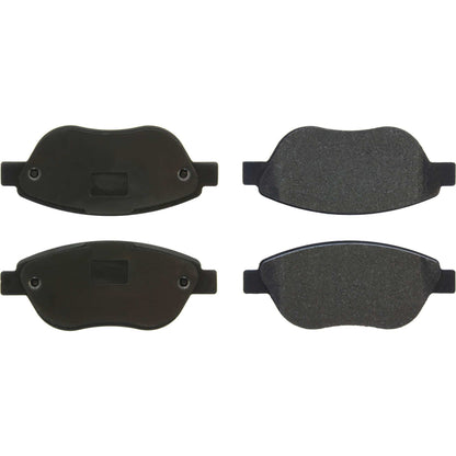 StopTech Premium Semi-Metallic Brake Pads with Shims and Hardware 300.16181