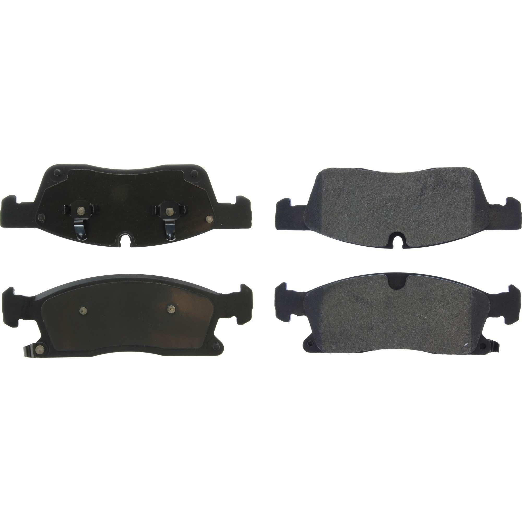 StopTech Premium Semi-Metallic Brake Pads with Shims and Hardware 300.16290