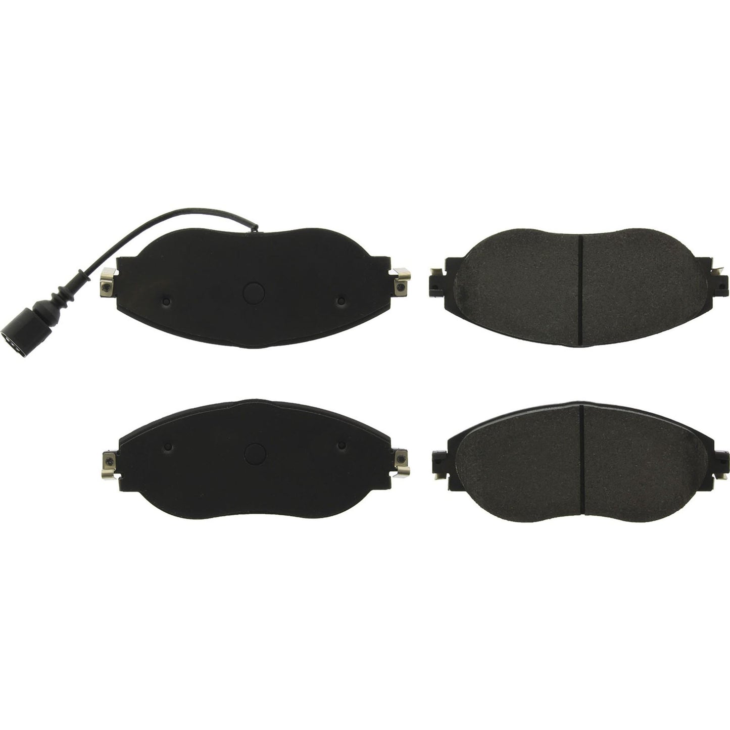 Centric Parts Disc Brake Pad Set Premium Semi-Metallic with Shims and Hardware 300.16330