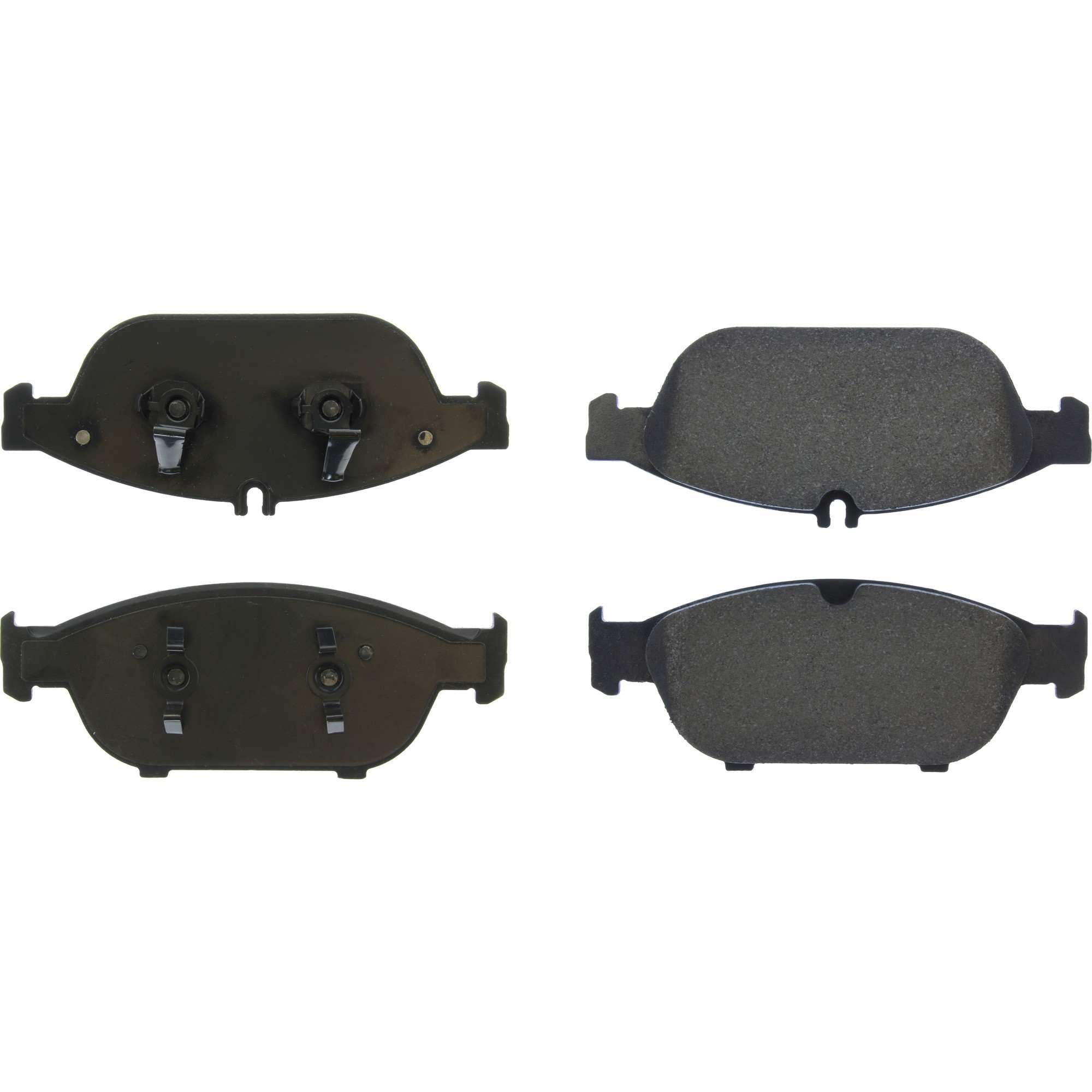 StopTech Premium Semi-Metallic Brake Pads with Shims 300.16520