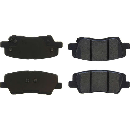 Centric Parts Premium Semi-Metallic Brake Pads with Shims and Hardware 300.16590