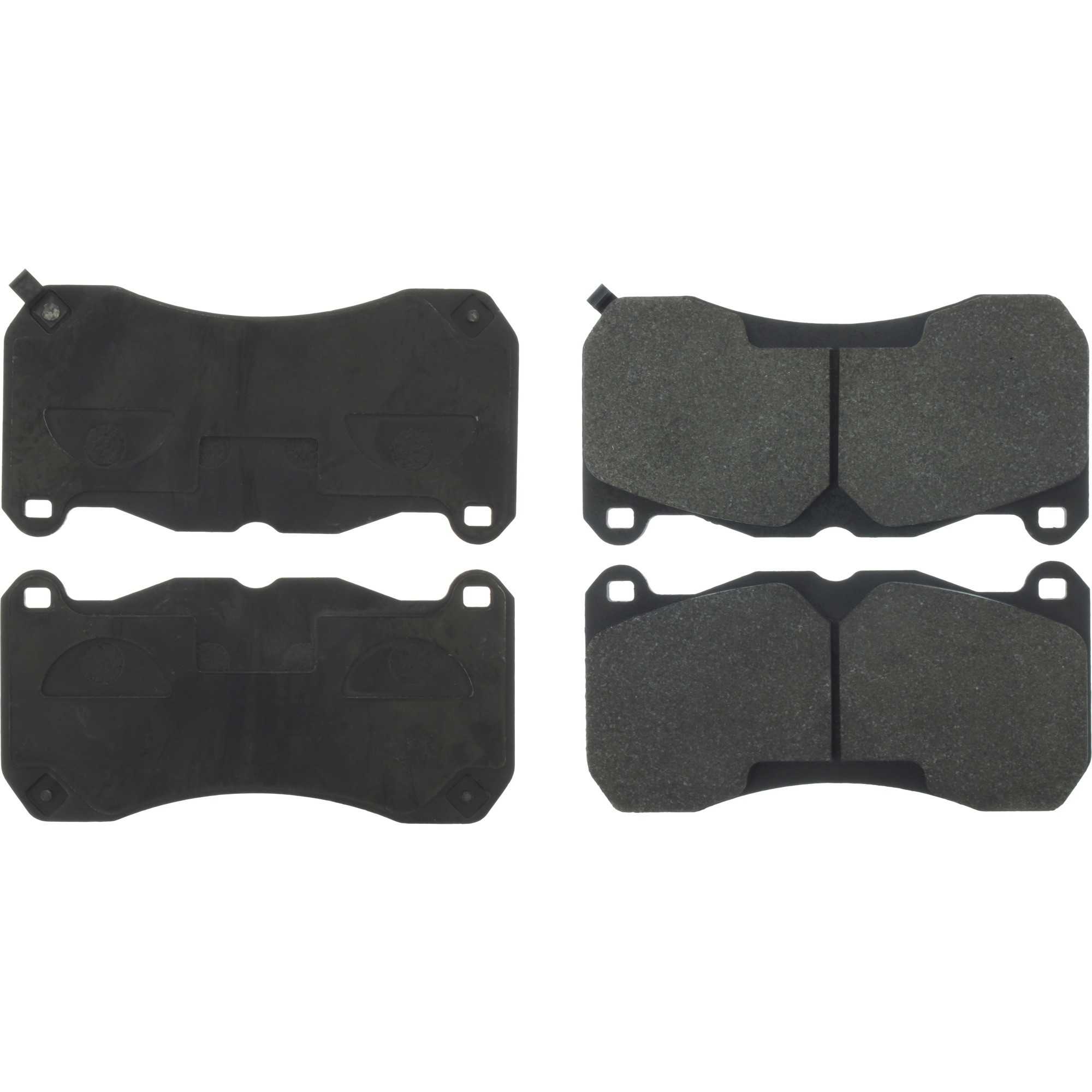 Centric Parts Premium Semi-Metallic Brake Pads with Shims 300.16660