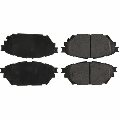 Centric Parts Disc Brake Pad Set Premium Semi-Metallic with Shims and Hardware 300.16820