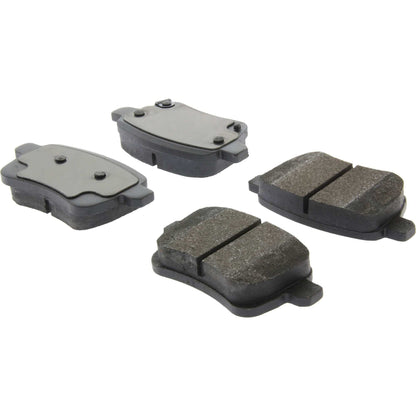 StopTech Premium Semi-Metallic Brake Pads with Shims and Hardware 300.17220