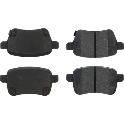 StopTech Premium Semi-Metallic Brake Pads with Shims and Hardware 300.17220