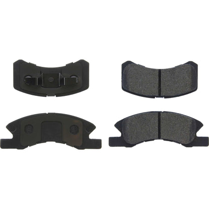 Stoptech Centric Premium Semi-Metallic Brake Pads w/Shims & Hardware - Front/Rear 300.17310