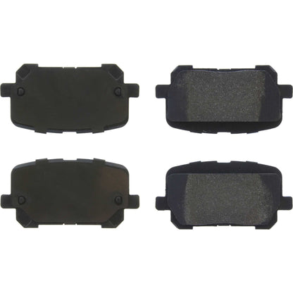 StopTech Premium Semi-Metallic Brake Pads with Shims and Hardware 300.17660